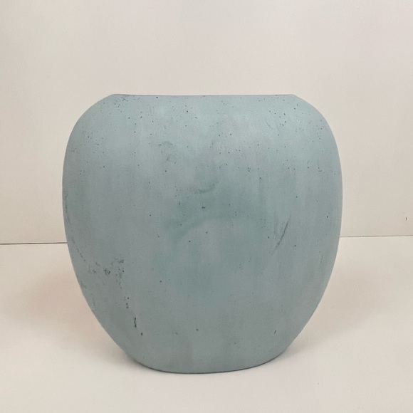 Vintage Southwest Pottery Mother and Children Gold Trim Ceramic Planter - Picture 7 of 14